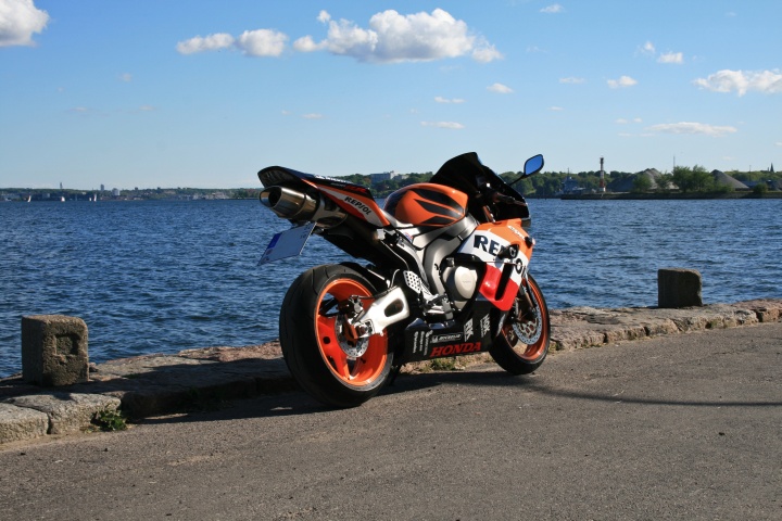 My Honda CBR 1000 RR FireBlade SC57 at the Kieler Innenfoerde